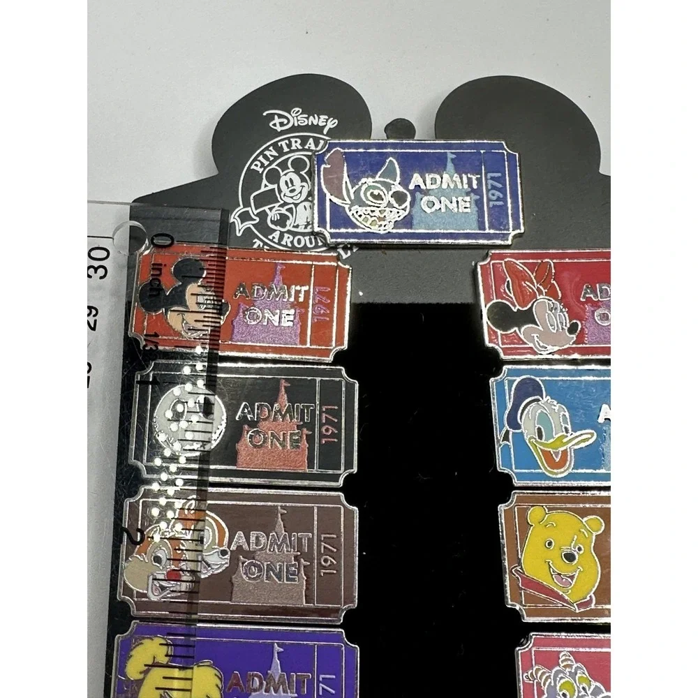 Disney Admit One Ticket 1971 Series Complete Set of 11